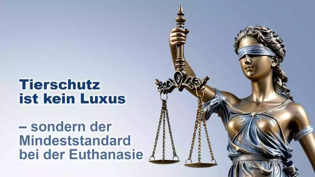 Fachexperten sind sich einig Einschlaeferung nur mit Narkose tierschutzkonform