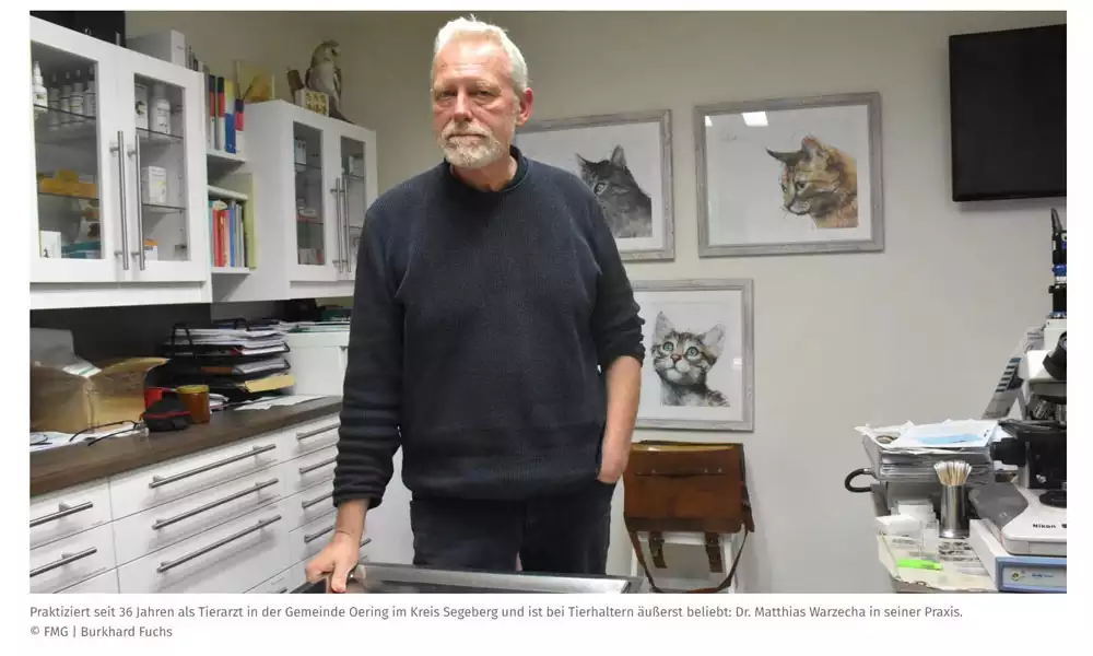 Pressefoto: Berichterstattung über Tierarztpraxis in Oering