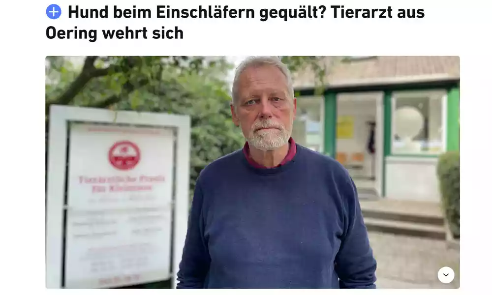 Berichterstattung kleintierpraxis in oering kieler nachrichten